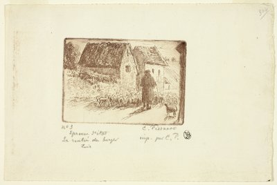 羊飼いの帰還 作： Camille Pissarro