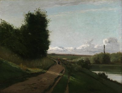 ブージバルのトウ・パス 作： Camille Pissarro