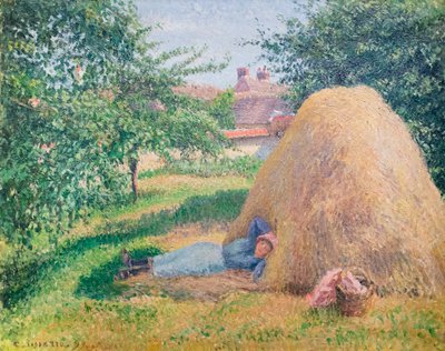 シエスタ 作： Camille Pissarro
