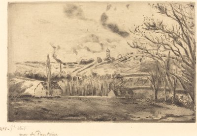ポントワーズの眺め ポントワーズの眺め、1885年。 作： Camille Pissarro