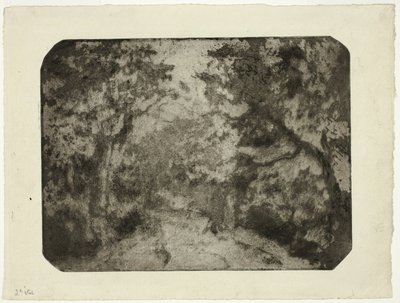 ポントワーズの樹木が茂った小道 作： Camille Pissarro