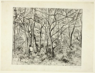 エルミタージュの森 作： Camille Pissarro