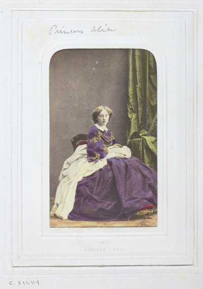 アリス王女、1860～69年。 作： Camille Silvy