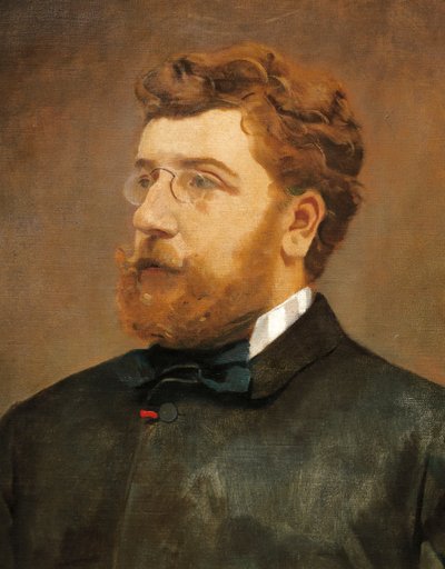 ジョルジュ・ビゼーの肖像 (パリ 作： Camillo (1840 1919) Miola