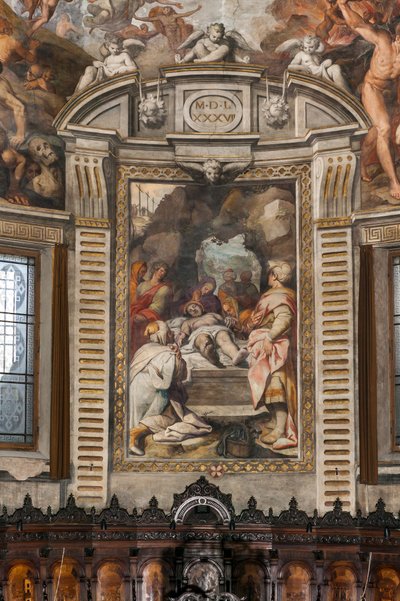 キリストの嘆き (フレスコ画) 作： Camillo Procaccini