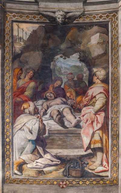 キリストの嘆き (フレスコ画) 作： Camillo Procaccini