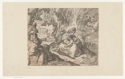 エジプトへの逃亡中の休息 作： Camillo Procaccini