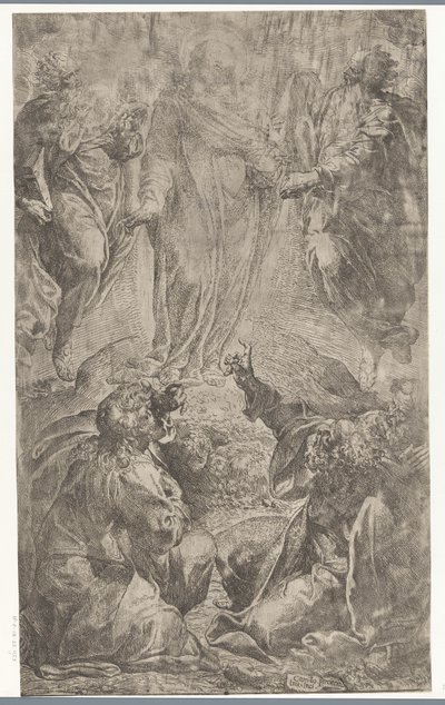 タボル山でのキリストの変容 作： Camillo Procaccini