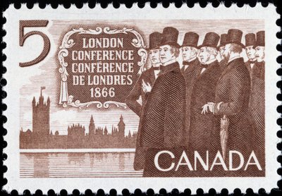 ロンドン会議のカナダ切手 作： Canadian School