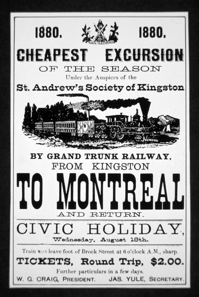 グランドトランク鉄道ポスター 作： Canadian School