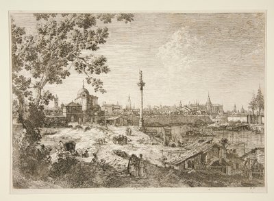 シリーズVedute（ビュー）からのパドヴァの架空のビュー 作： Canaletto (Giovanni Antonio Canal)