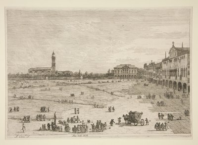 広報？ Vedute (Views) シリーズの della Valle 作： Canaletto (Giovanni Antonio Canal)