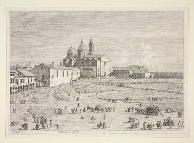 S. Giustina in Pr? Vedute (Views) シリーズの della Valle 作： Canaletto (Giovanni Antonio Canal)