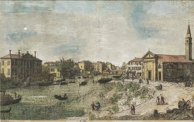 着色されたカナレット・アル・ドーロ 作： Canaletto