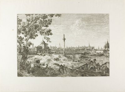 想像上のパドヴァの眺め、ヴェドゥーテより 作： Canaletto