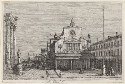 S.ジャコモ・ディ・リアルトの想像図、c。 17351746。 作： Canaletto