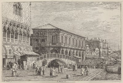そしてプレソン。 V.、c。 17351746。 作： Canaletto