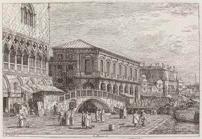 ル・プレソン。 V. [左下]、c. 17351746。 作： Canaletto
