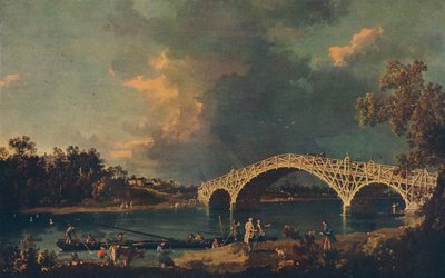 オールドウォルトンブリッジ、1754 作： Giovanni Antonio Canal
