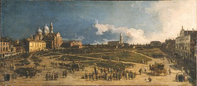 パドヴァのプラ・デッラ・ヴァッレ 作： Canaletto