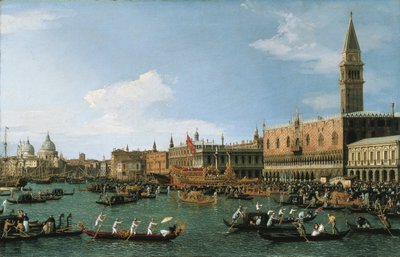 昇天の日にイルブチントロが戻ってきた、1745-1750 作： Giovanni Antonio Canal