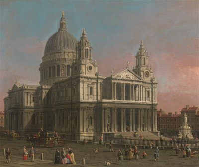 セントポール大聖堂 作： Canaletto