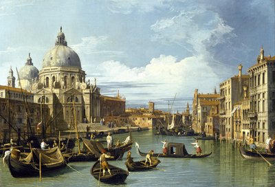 大運河への入り口、ヴェネツィア、ca 1730 作： Giovanni Antonio Canal
