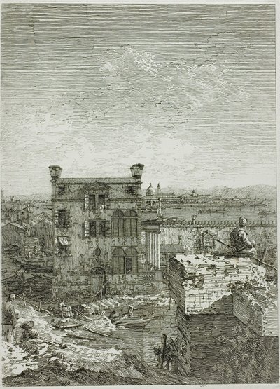 Vedute の Peristyle のある家 作： Canaletto