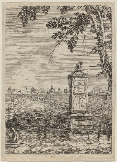 ザ リトル モニュメント 作： Canaletto