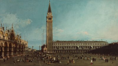 ヴェネツィアのサンマルコ広場、1742-1745 作： Giovanni Antonio Canal