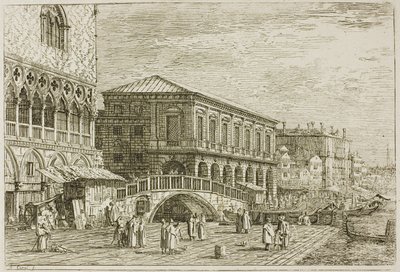監獄、ベデューテより 作： Canaletto