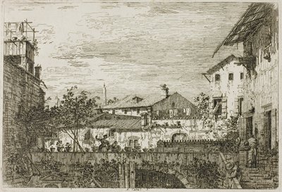 ベデューテのテラス 作： Canaletto