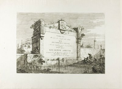 タイトルページ、Veduteより 作： Canaletto