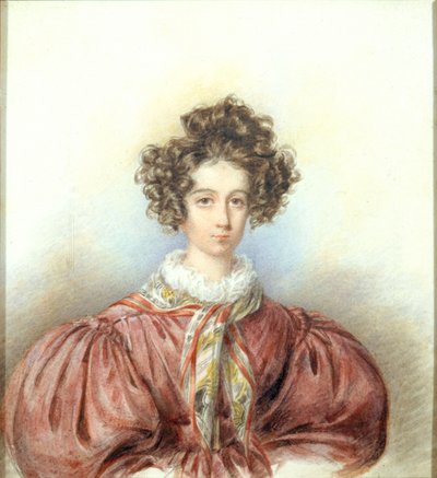 ジョージ・サンドの肖像（1830年 作： Candide Blaize