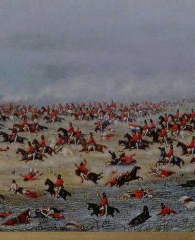 三国同盟戦争を描いた絵画より トゥユティの戦い 作： Candido Lopez