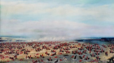 三国同盟戦争を描いた絵画より「トゥユティ」の戦い 作： Candido Lopez