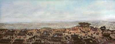 三国同盟戦争図絵より「屋台」の戦い 作： Candido Lopez