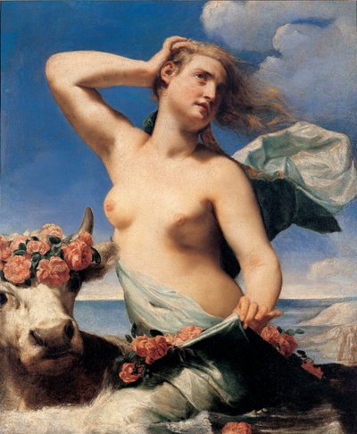 1650年頃の「The Rape of Europa」。 作： Canlassi