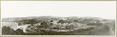 ベツレヘム：1917年にヘロジウムを遠くに眺めながら南を見る 作： Capt. Arthur Rhodes