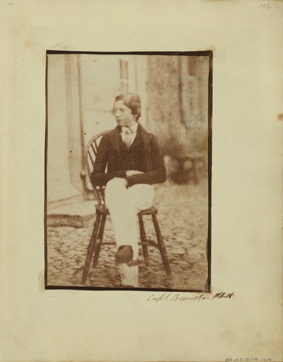 少年の肖像 作： Capt. Henry Craigie Brewster