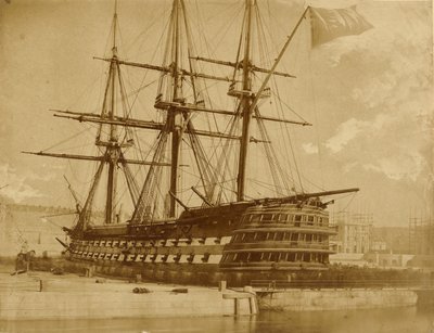 H.M.S. デューク・オブ・ウェリントン 作： Capt. Linnaeus Tripe