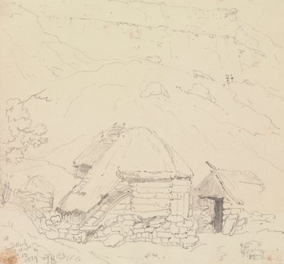 1829年8月13日、ワイト島サンドロックにて 作： Capt. Thomas Hastings
