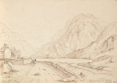 Bull Mountain e Ash Valley Lake em Gap of Dunloh, setembro de 1841 作： Capt. Thomas Hastings