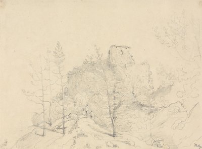 カリスブルック城、1826 年 5 月 9 日 作： Capt. Thomas Hastings