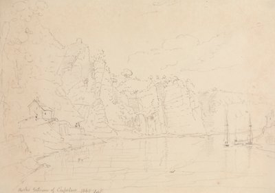 チェプストウの入り口、1845 年 9 月 作： Capt. Thomas Hastings