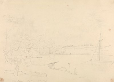 フィッシュ ハウス、ワイト島、1826 年 9 月 作： Capt. Thomas Hastings