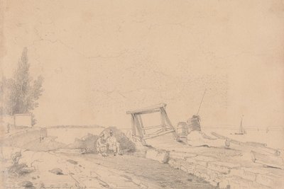 ワイト島、ヘンリー・シーモア卿の桟橋から 作： Capt. Thomas Hastings