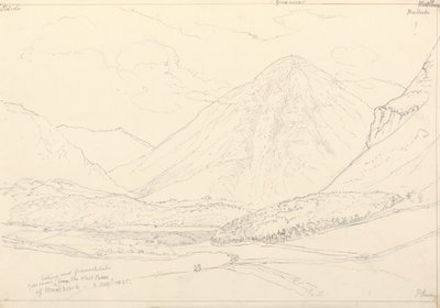 1835 年 8 月 2 日、メルブレイクの西基地からのグラスモア 作： Capt. Thomas Hastings