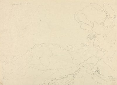 ワイト島ベントナー コーブ付近 作： Capt. Thomas Hastings
