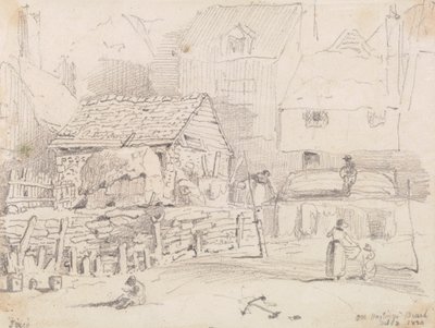 1820 年 10 月 3 日、ヘイスティングス ビーチにて 作： Capt. Thomas Hastings